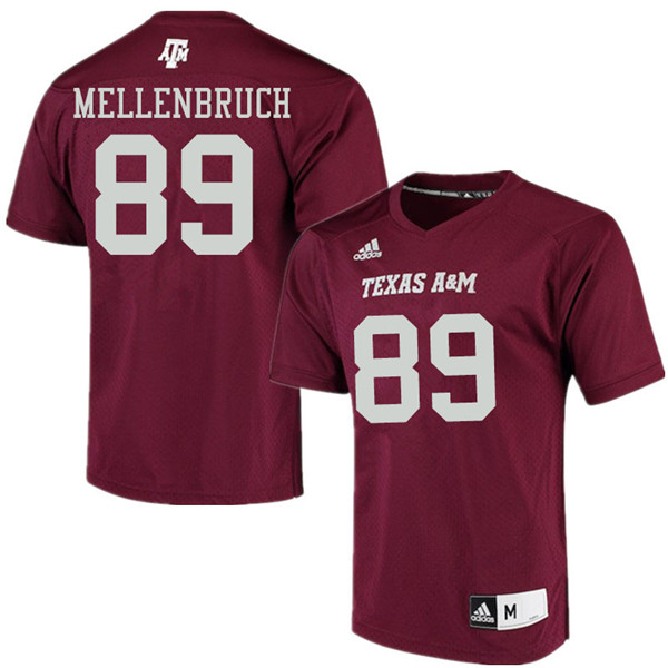 Men #89 Justin Mellenbruch Texas Aggies College Football Jerseys Sale-Maroon Alumni Player Jersey